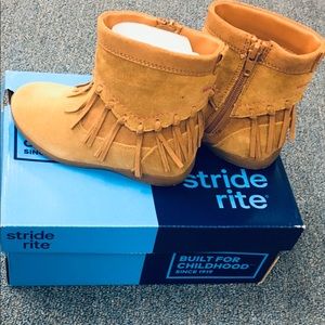 Stride Rite Fringe🌺 Viola Bootie NWB 👢